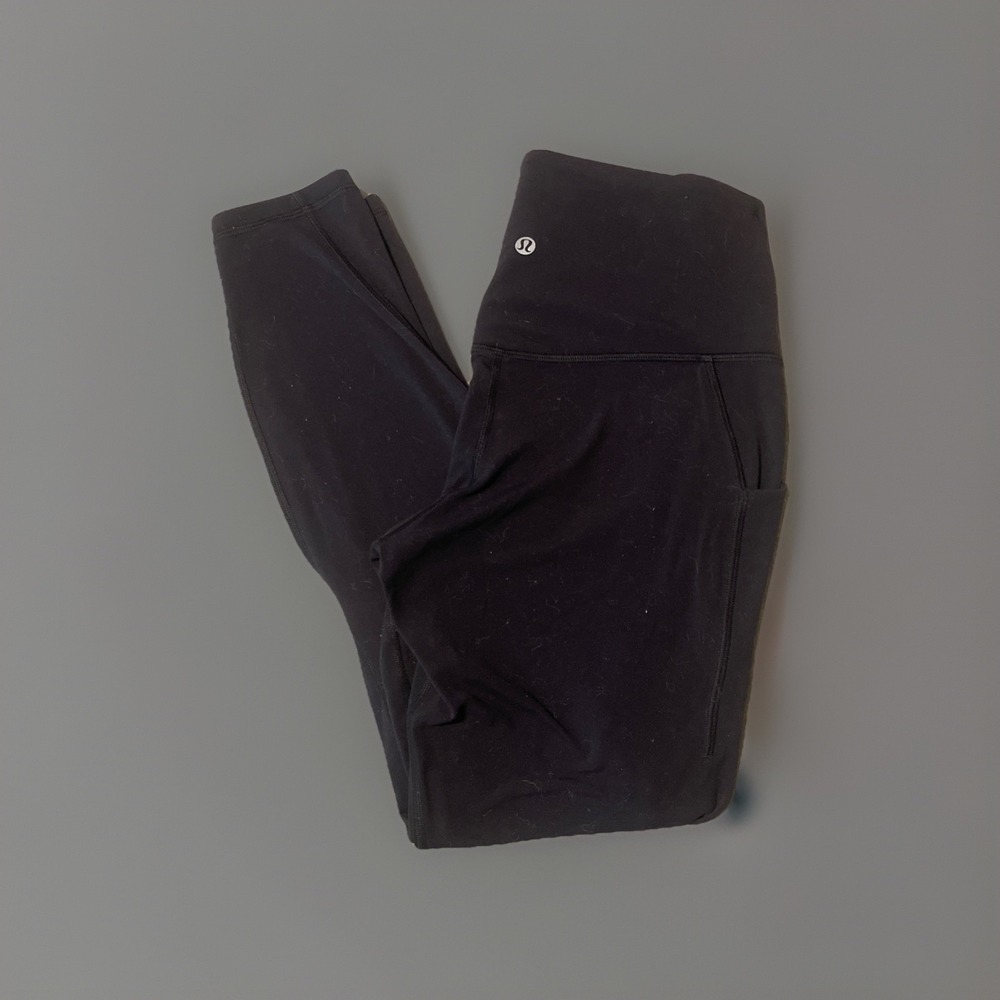 Lululemon Woman's Black Capri Leggings -8